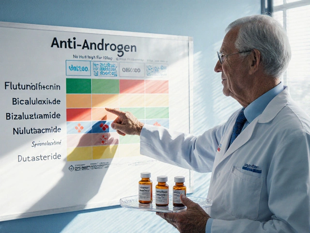 Flutamide (Eulexin) vs Other Anti‑Androgen Drugs: Full Comparison