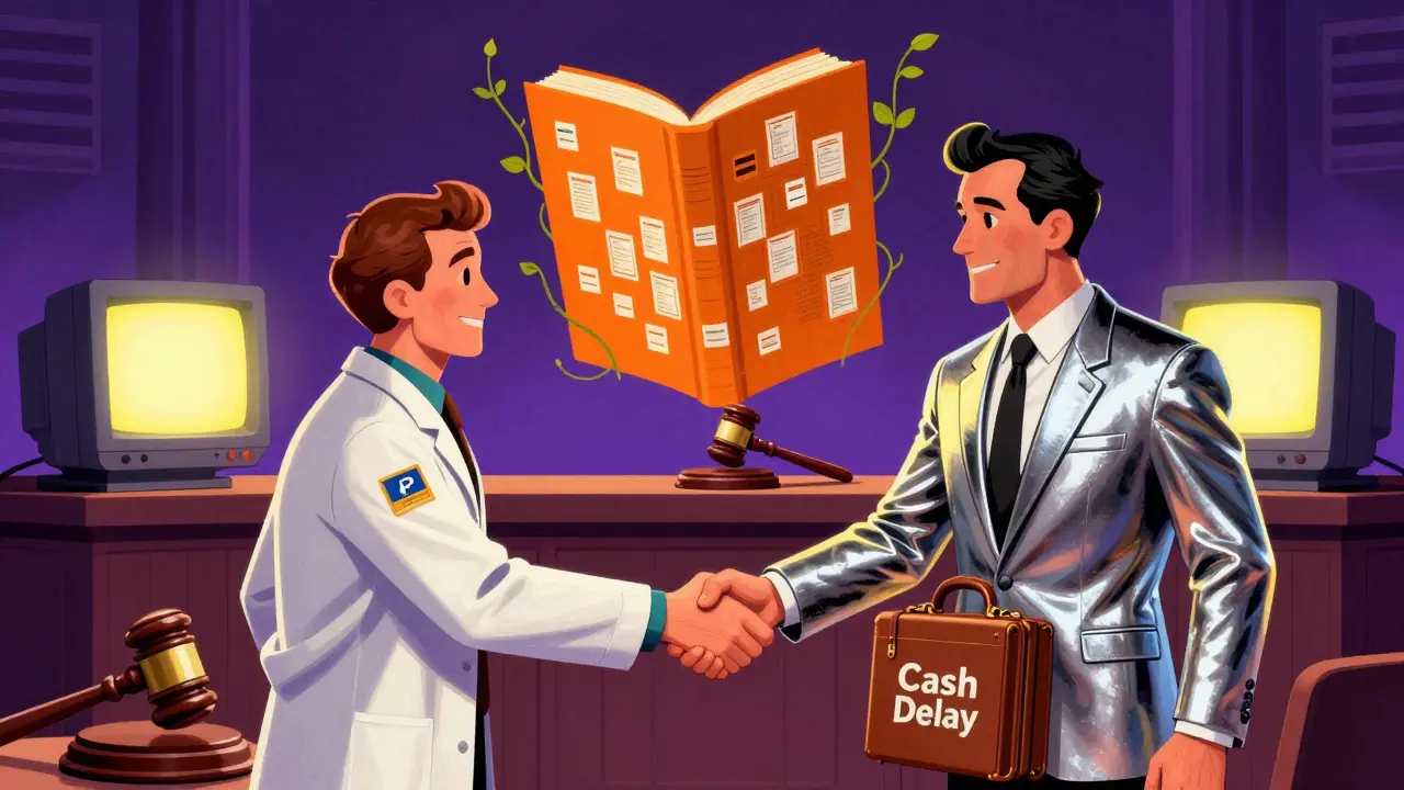 A handshake between brand and generic drug companies delays patient access to affordable medicine.